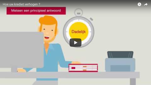 Afbeelding Video Cofidis Klantenzone  hoe mijn krediet verhogen